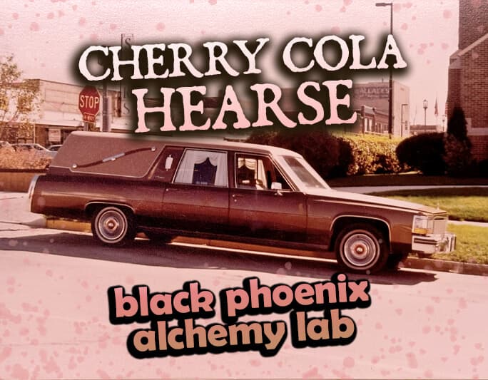 Cherry Cola Hearse Perfume Bottle