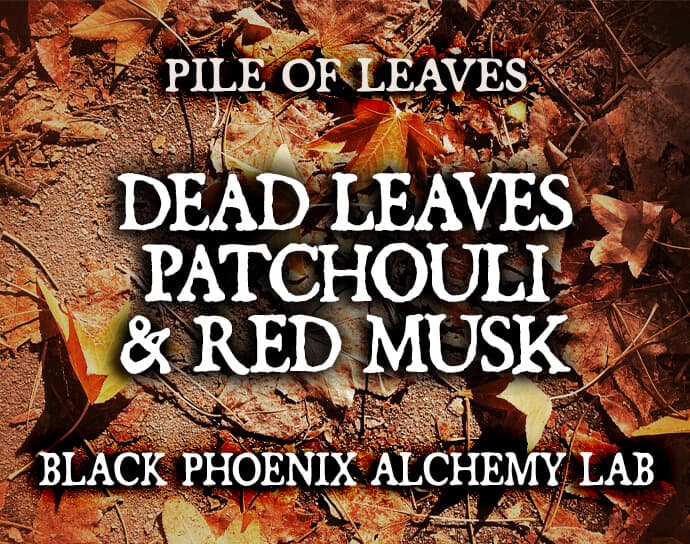Dead Leaves, Patchouli, and Red Musk Perfume Bottle