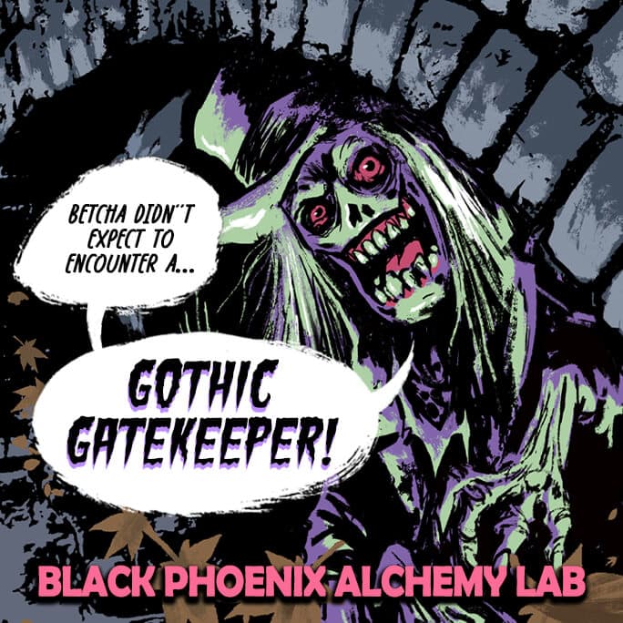 Gothic Gatekeeper Perfume Bottle