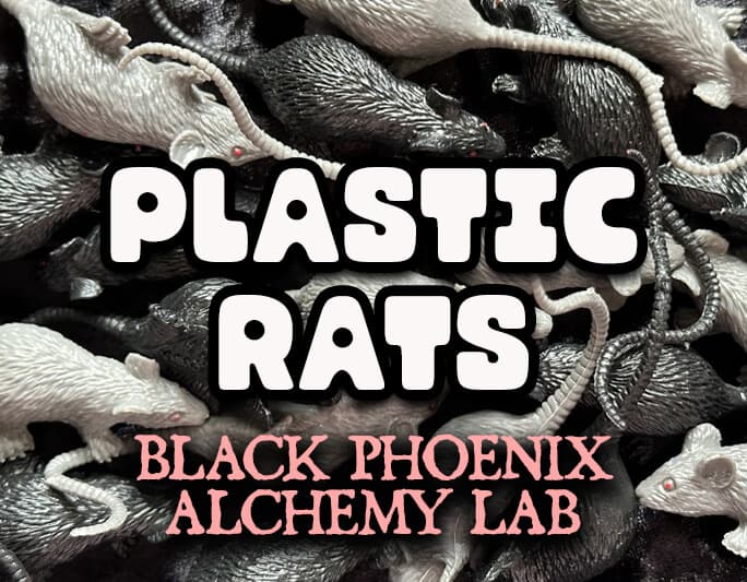 Plastic Rats Perfume Bottle