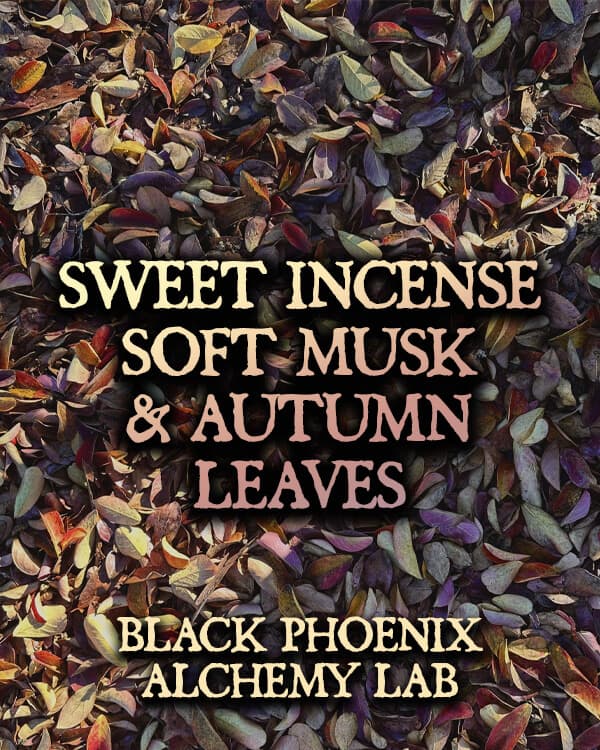 Sweet Incense, Soft Musk, and Autumn Leaves Lotion Perfume Bottle