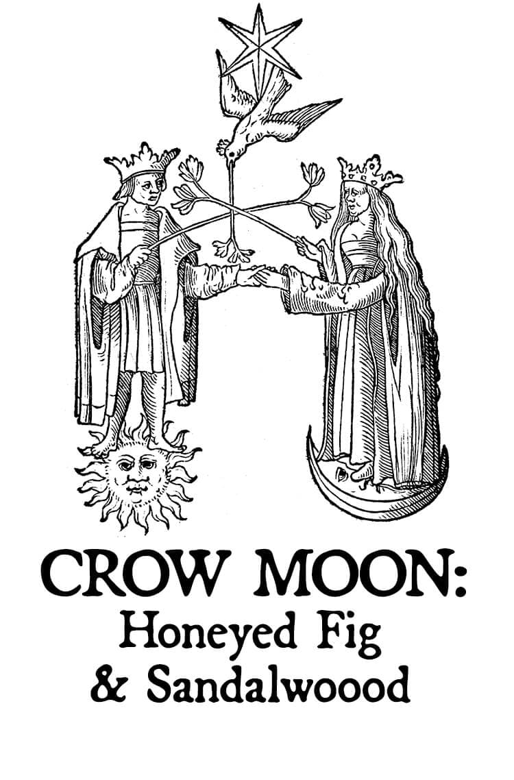 Crow Moon: Honeyed Fig and Sandalwood Lotion Perfume Bottle