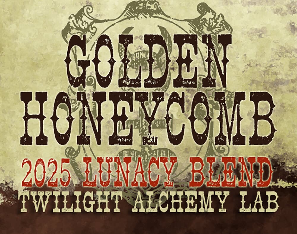 Golden Honeycomb Perfume Bottle