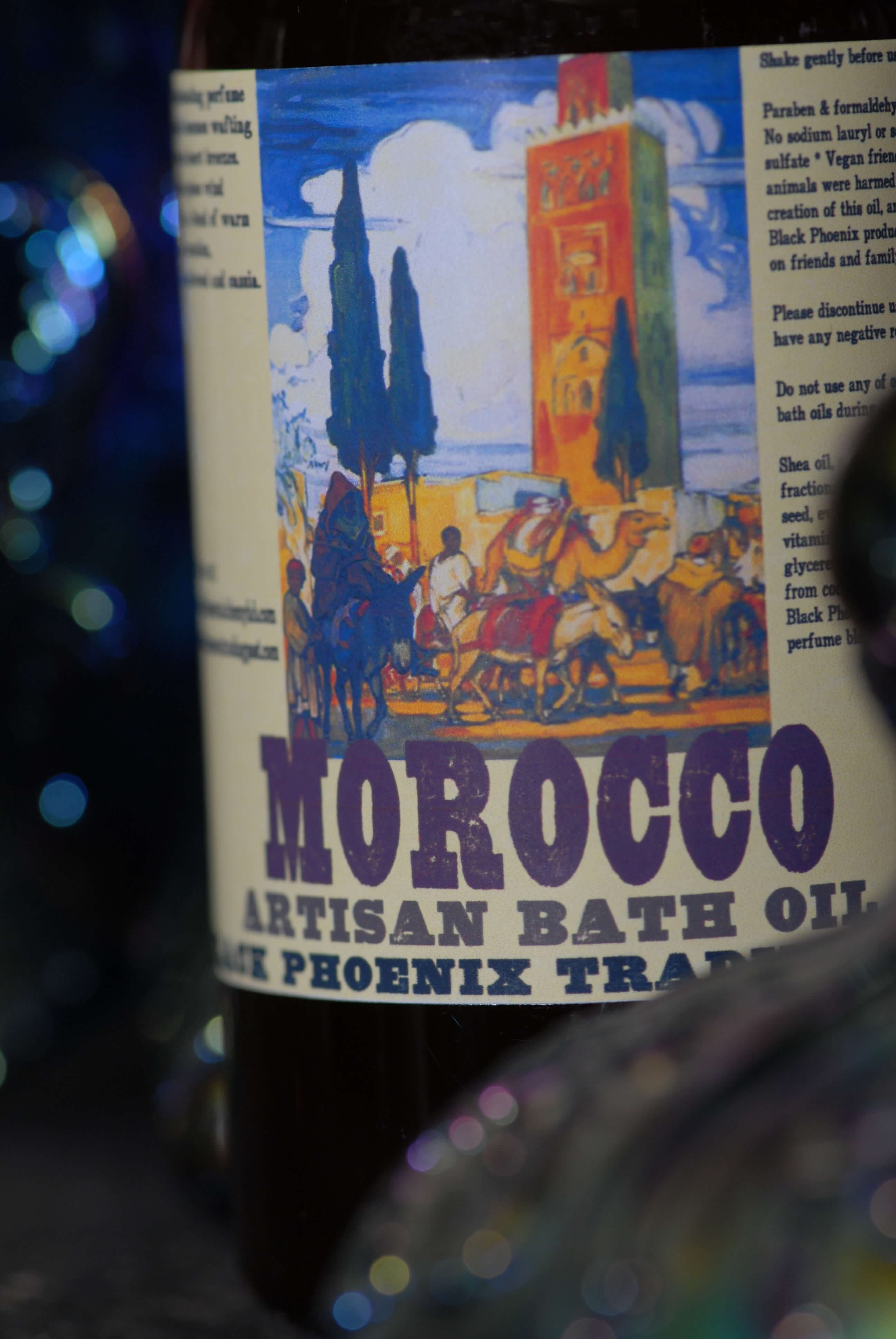 Morocco Bath Oil Perfume Bottle