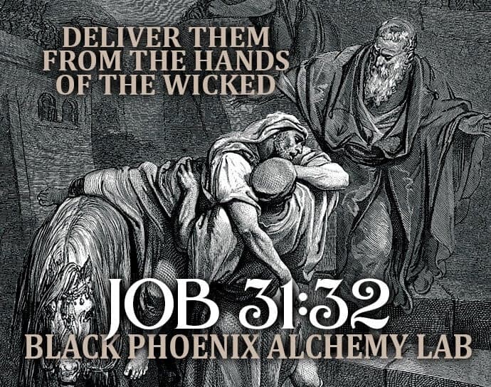 Job 31:32 Perfume Bottle