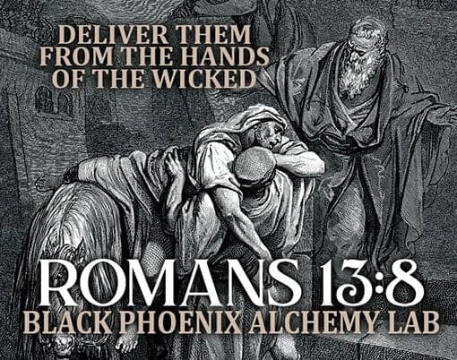 Romans 13:8 Perfume Bottle