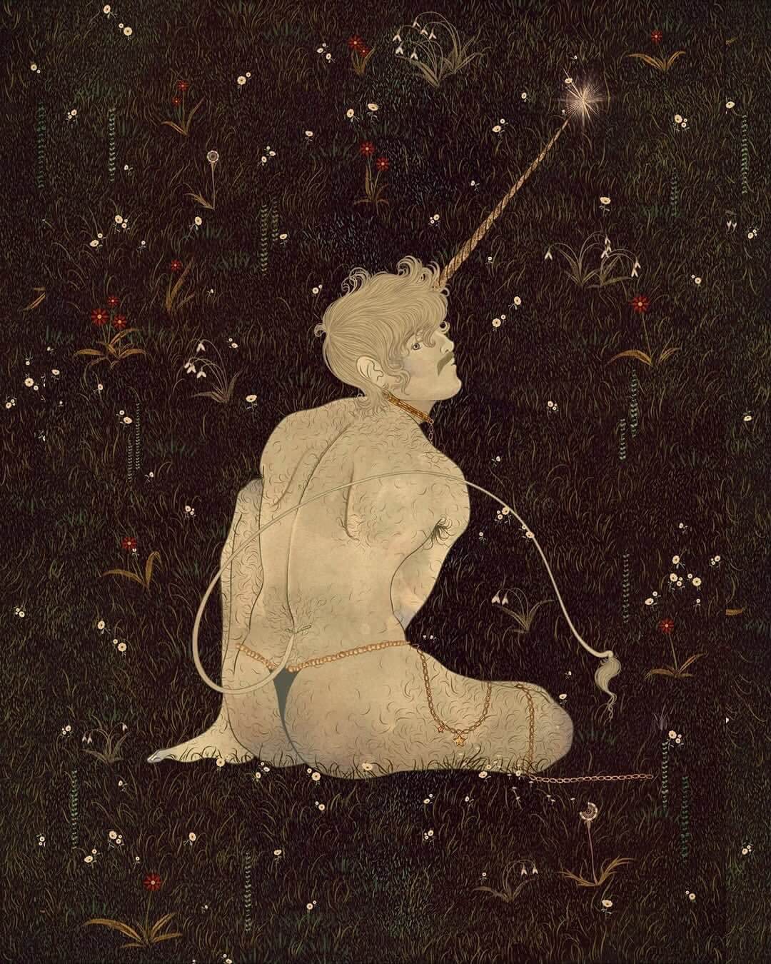 The Abandonment of the Unicorn Perfume Bottle