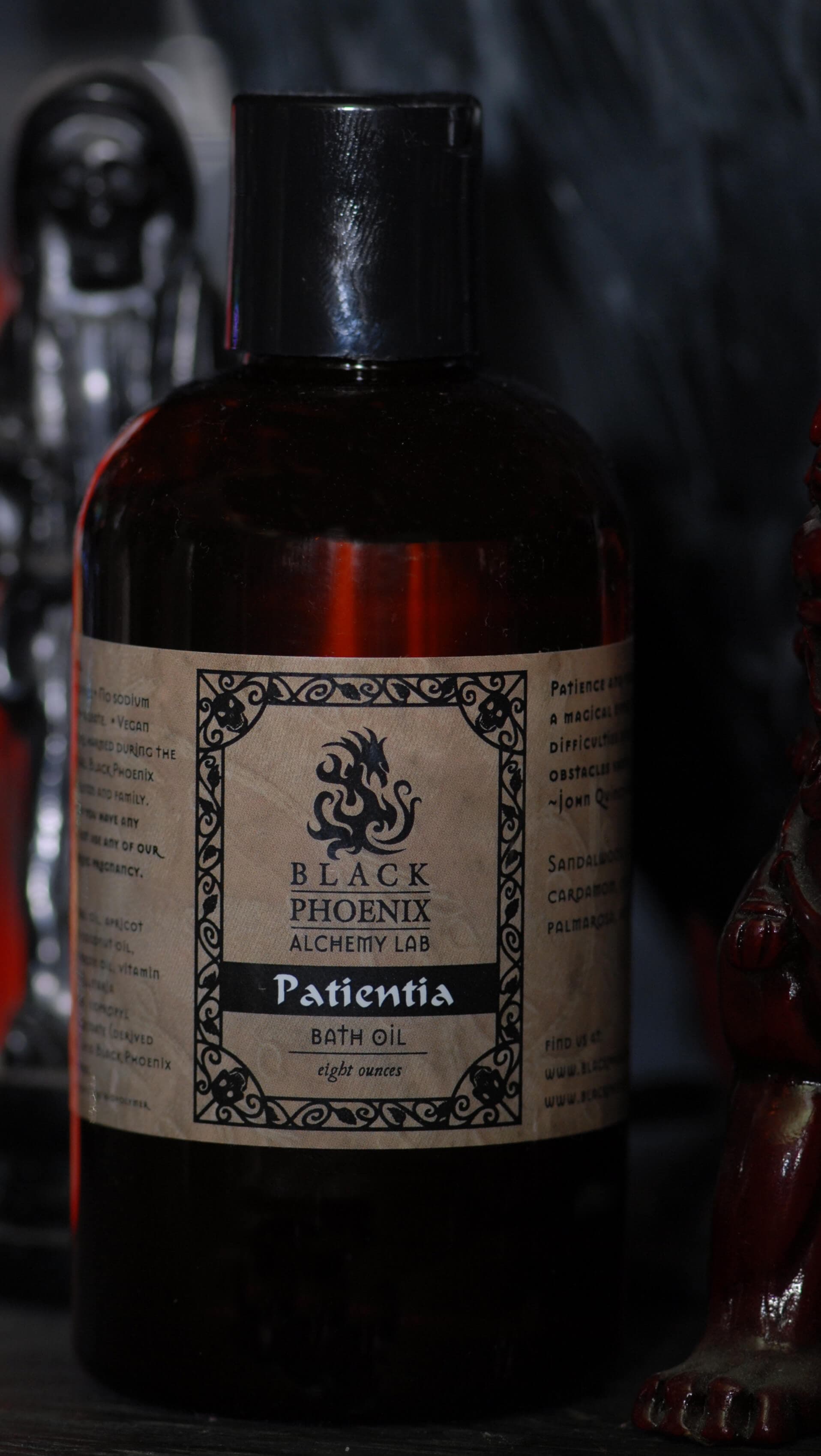 Patientia Bath Oil Perfume Bottle