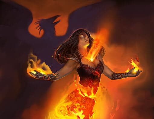 Priala, the Human Phoenix Perfume Bottle