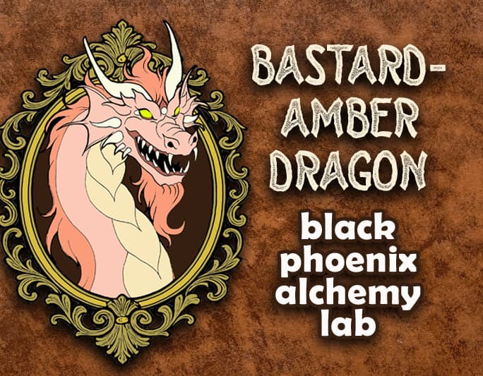 Bastard-amber Dragon Perfume Bottle