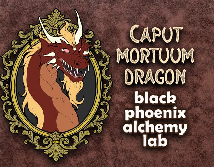 Caput Mortum Dragon Perfume Bottle