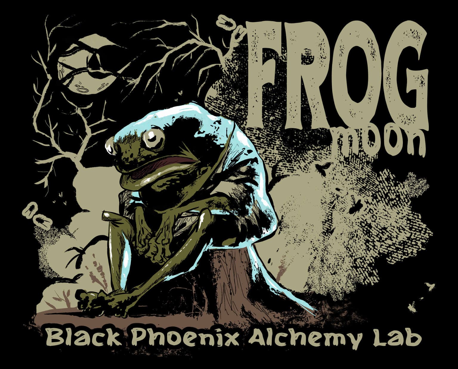 Frog Moon Perfume Bottle