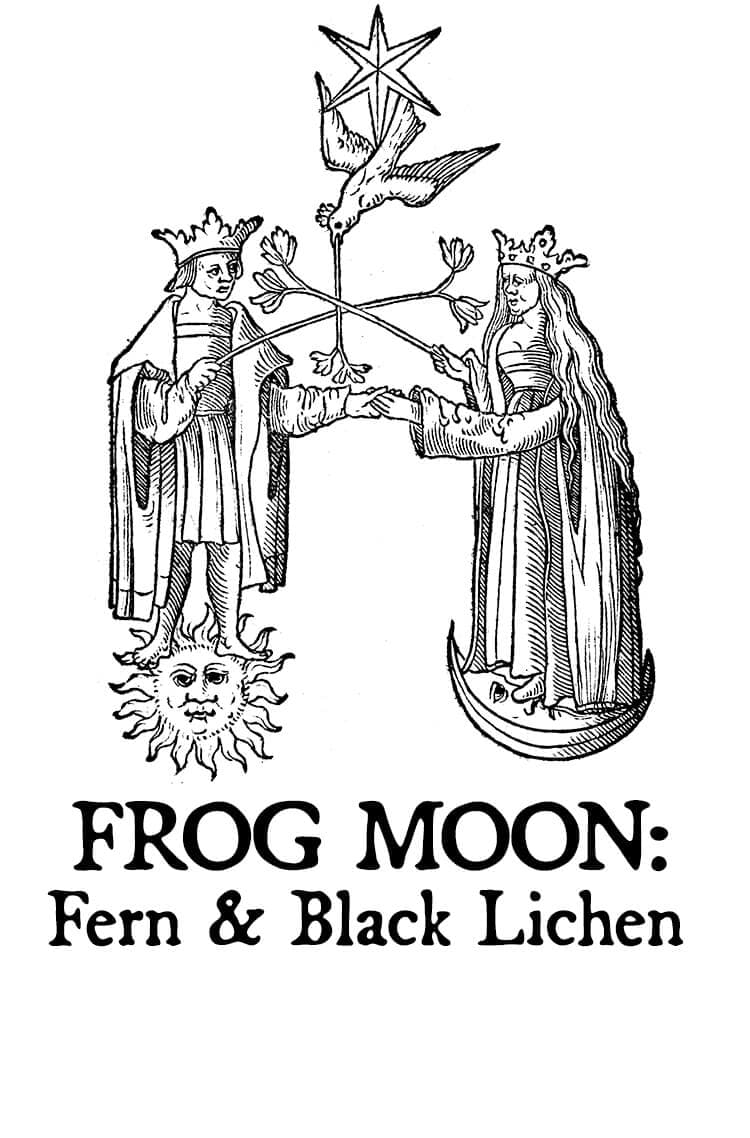 Frog Moon: Fern and Black Lichen Perfume Bottle