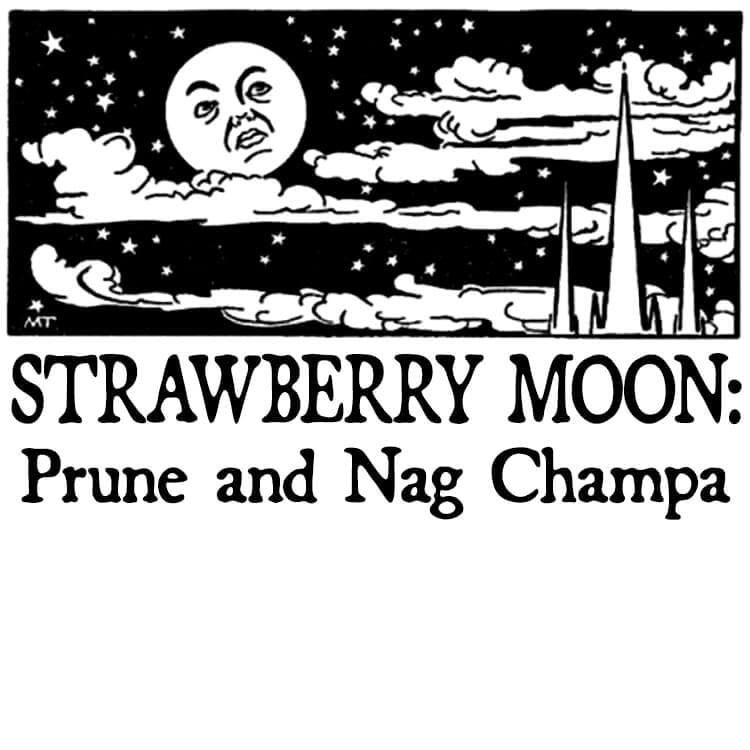 Strawberry Moon : Prune and Nag Champa Perfume Bottle