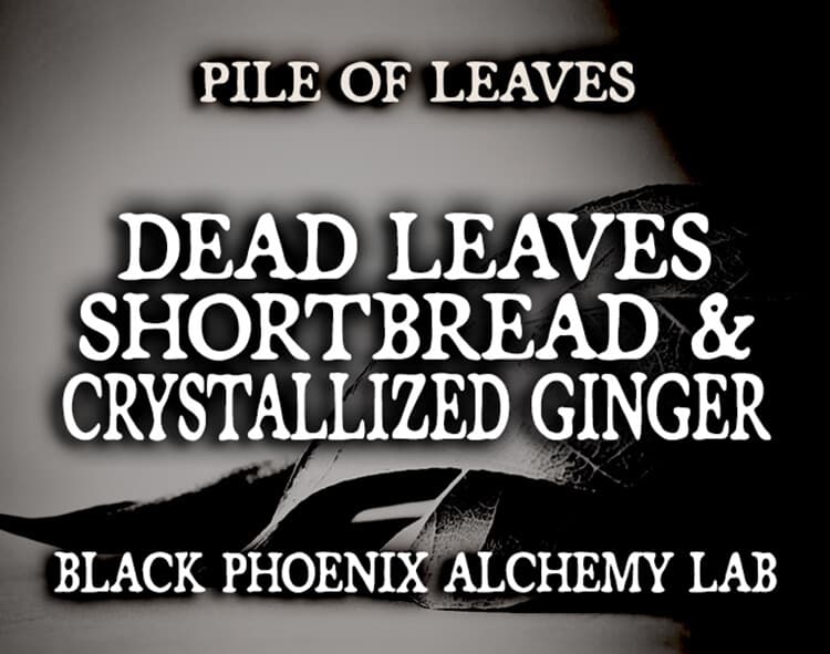 Dead Leaves, Shortbread, and Crystallized Ginger Perfume Bottle
