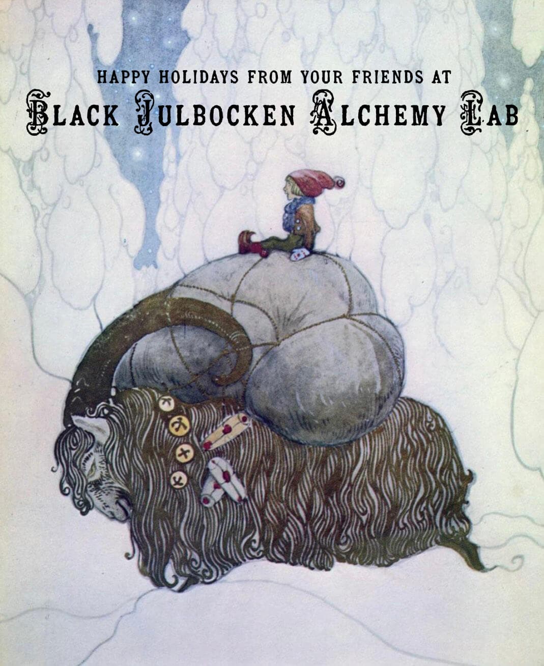 Black Julbocken Alchemy Perfume Bottle