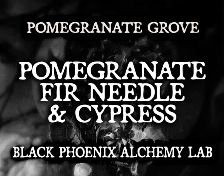 Pomegranate, Fir Needle, and Cypress Perfume Bottle