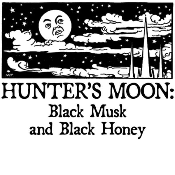 Hunter’s Moon: Black Musk and Black Honey Perfume Bottle