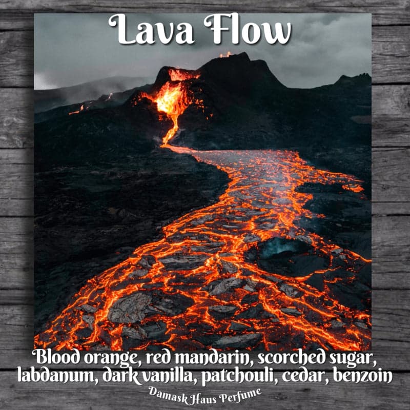 Lava Flow Perfume Bottle