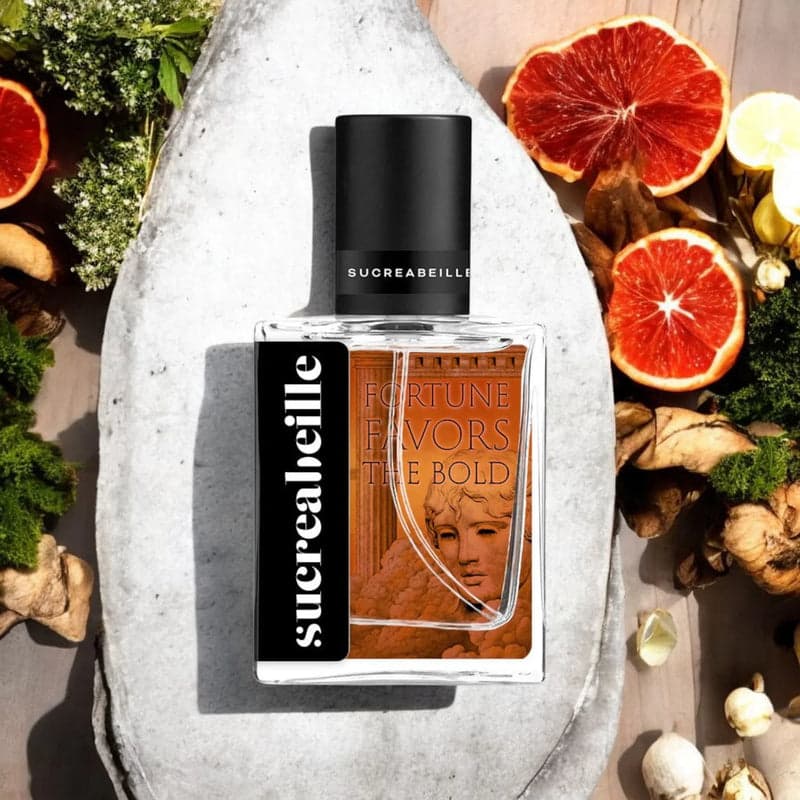 Fortune Favors the Bold Perfume Bottle