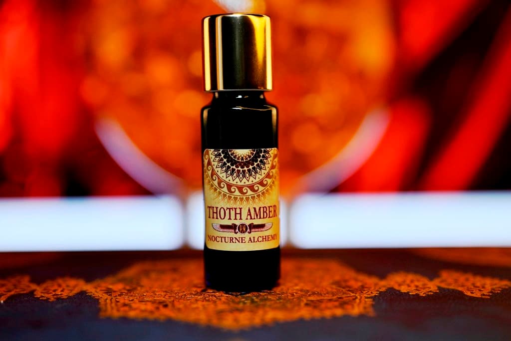 Set Amber Perfume Bottle