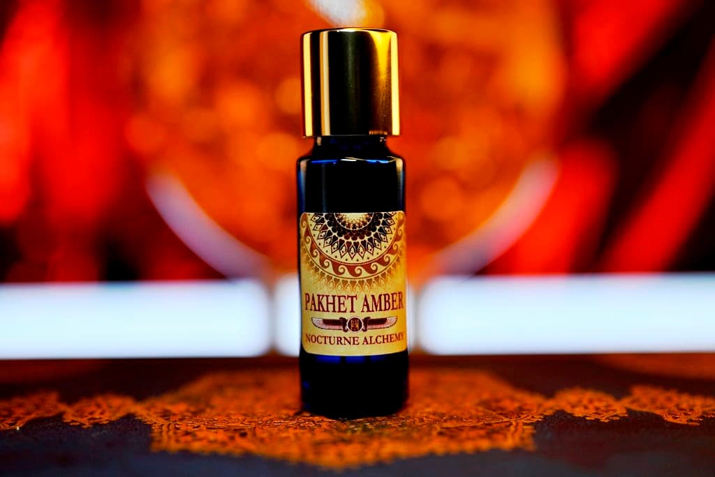 Anubis Amber Perfume Bottle