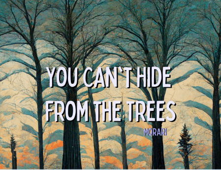 You Can't Hide From The Trees - Pine, Frankincense, Hemlock, Guiacwood Perfume Bottle