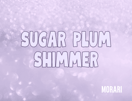 Sugar Plum Shimmer - Sugared Plums, French Vanilla, White Chocolate, White Musk, Powder Perfume Bottle