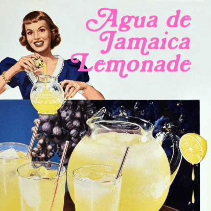 Agua De Jamaica Lemonade Perfume Bottle