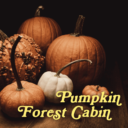 Pumpkin Forest Cabin Perfume Bottle