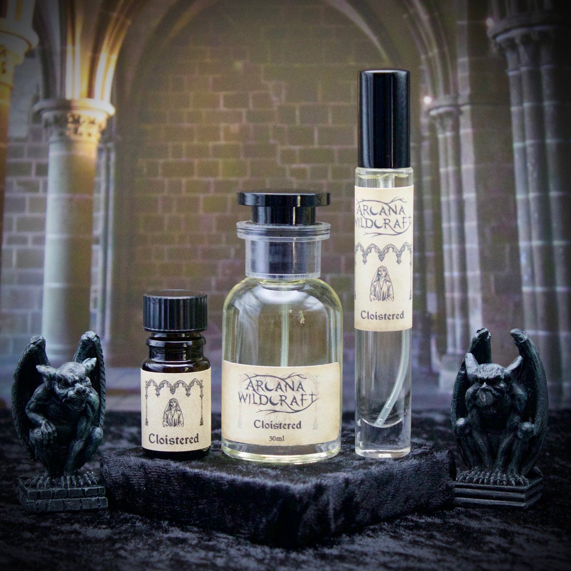 Cloistered Perfume Bottle