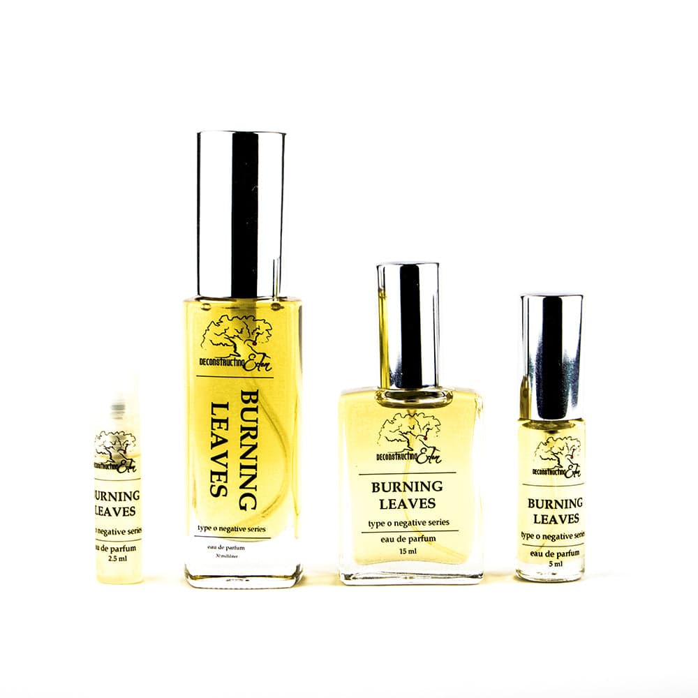 Burning Leaves - Deconstructing Eden Perfume Bottle