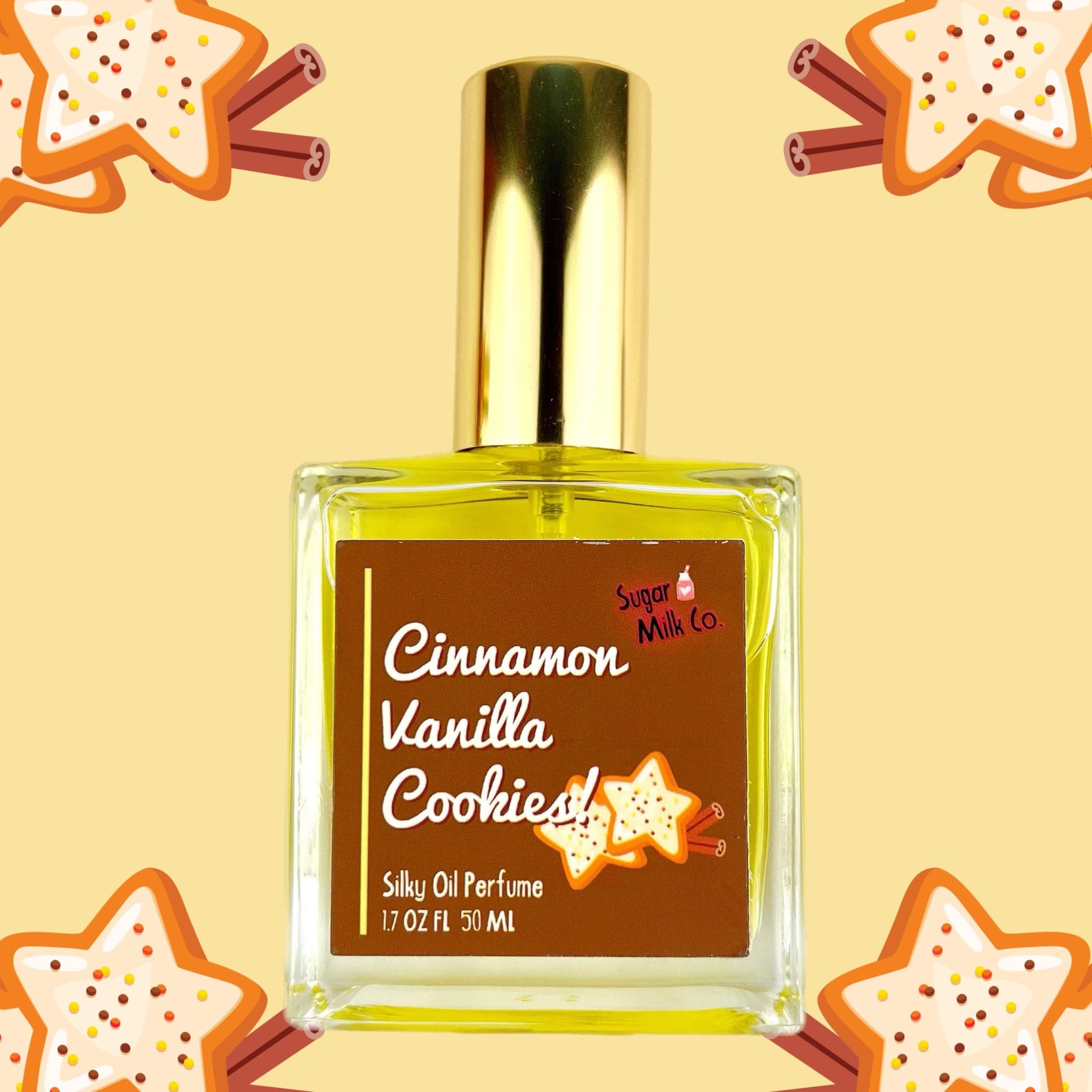 Cinnamon Vanilla Cookies Perfume Oil Perfume Bottle