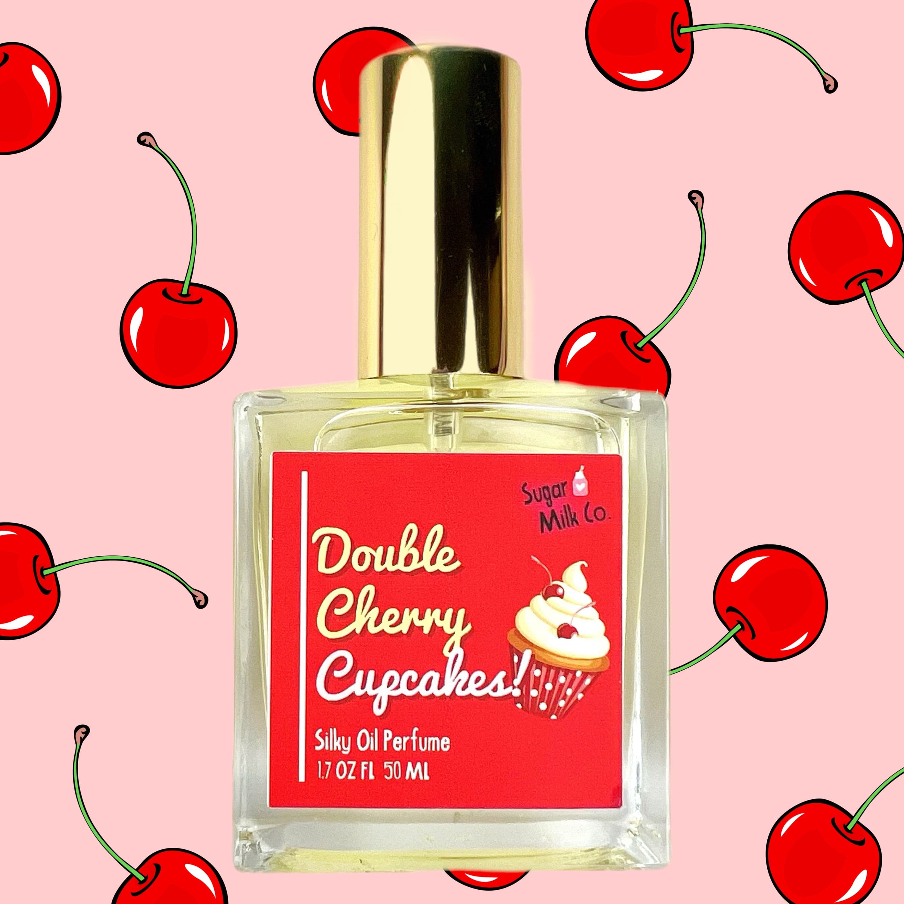 Double Cherry Cupcakes Perfume Oil by Sugar Milk Company