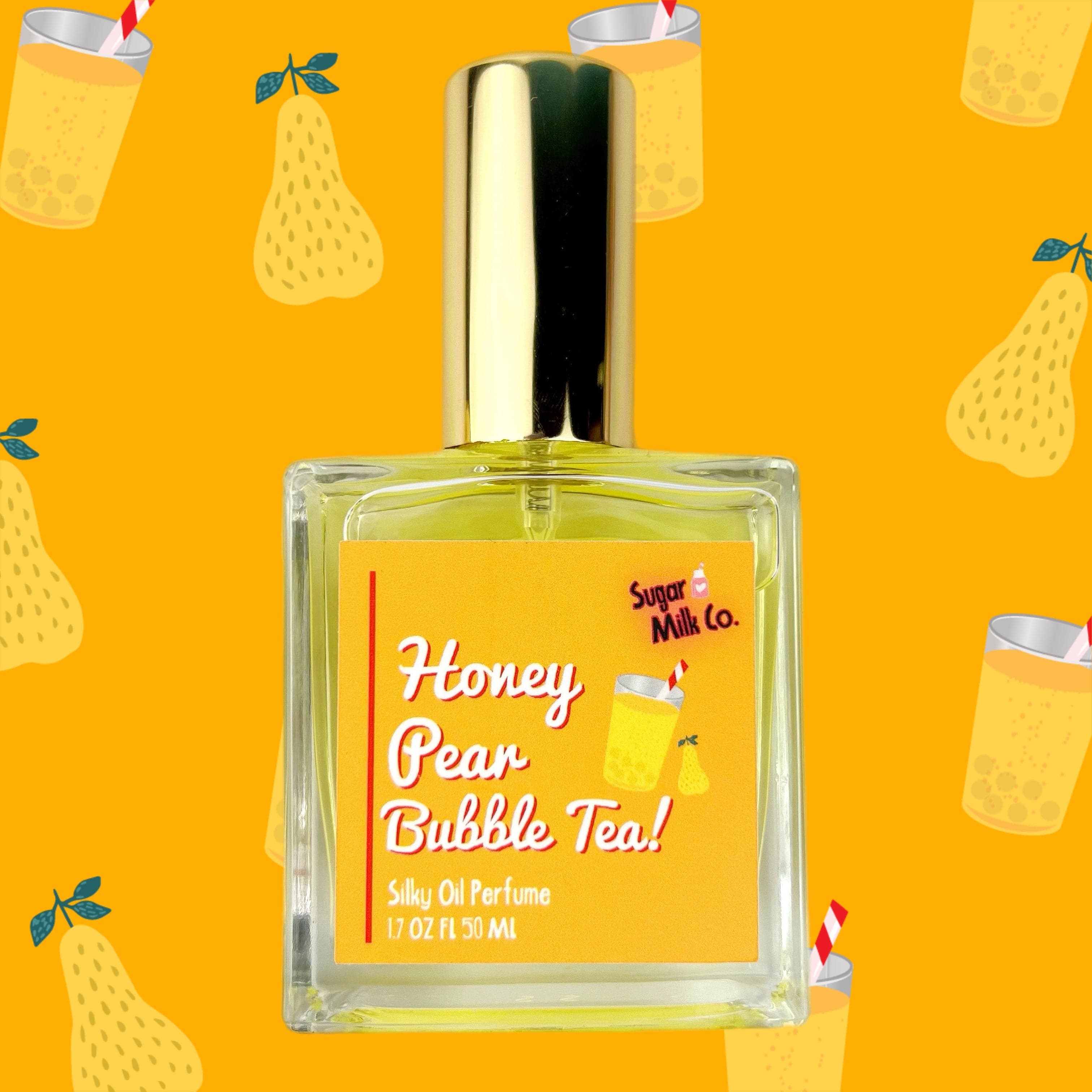 Honey Pear Bubble Tea Perfume Oil Perfume Bottle