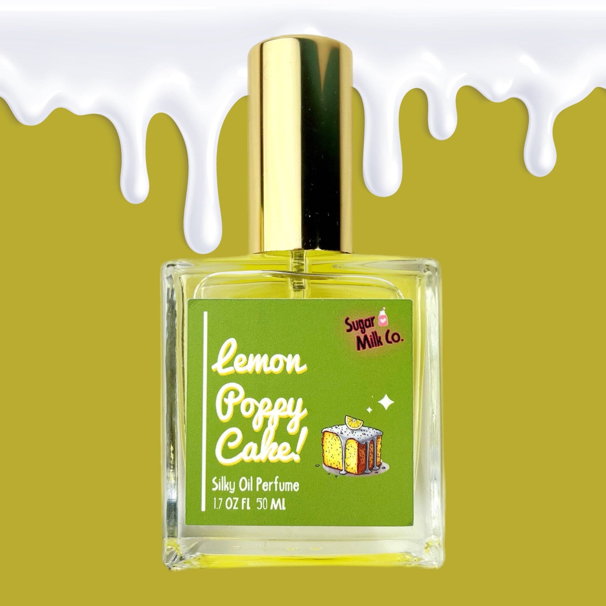 Lemon Poppy Cake Perfume Oil Perfume Bottle