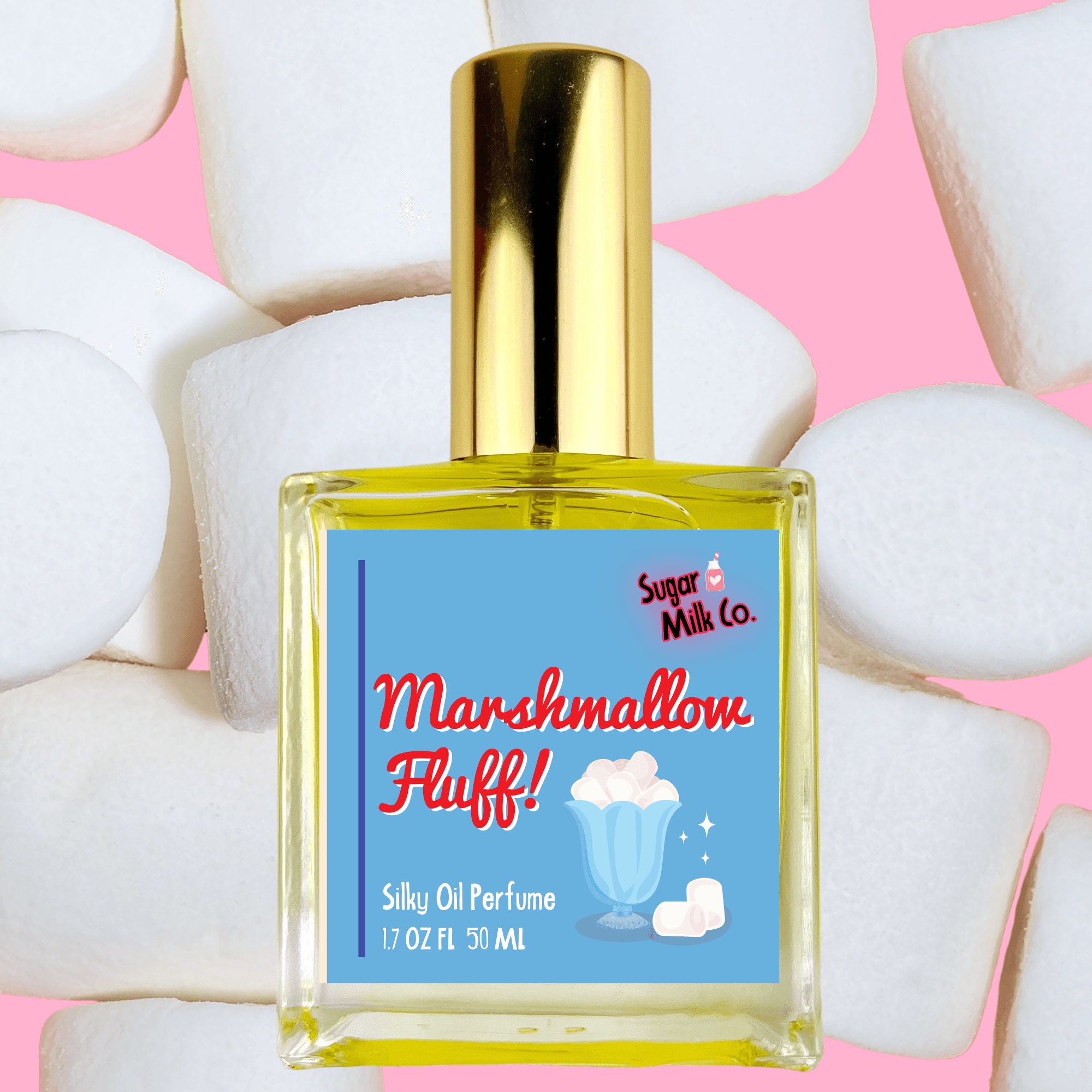 Marshmallow Fluff Perfume Oil Perfume Bottle