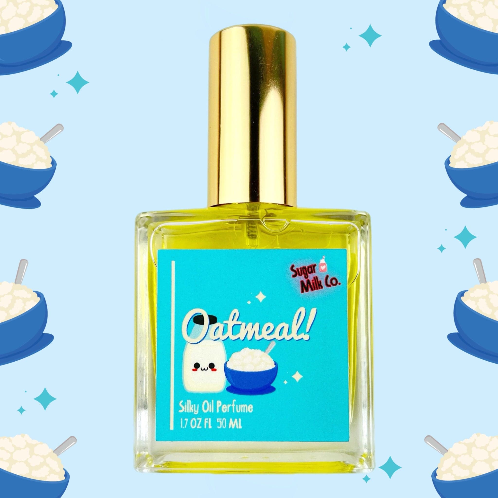 Oatmeal Perfume Oil Perfume Bottle