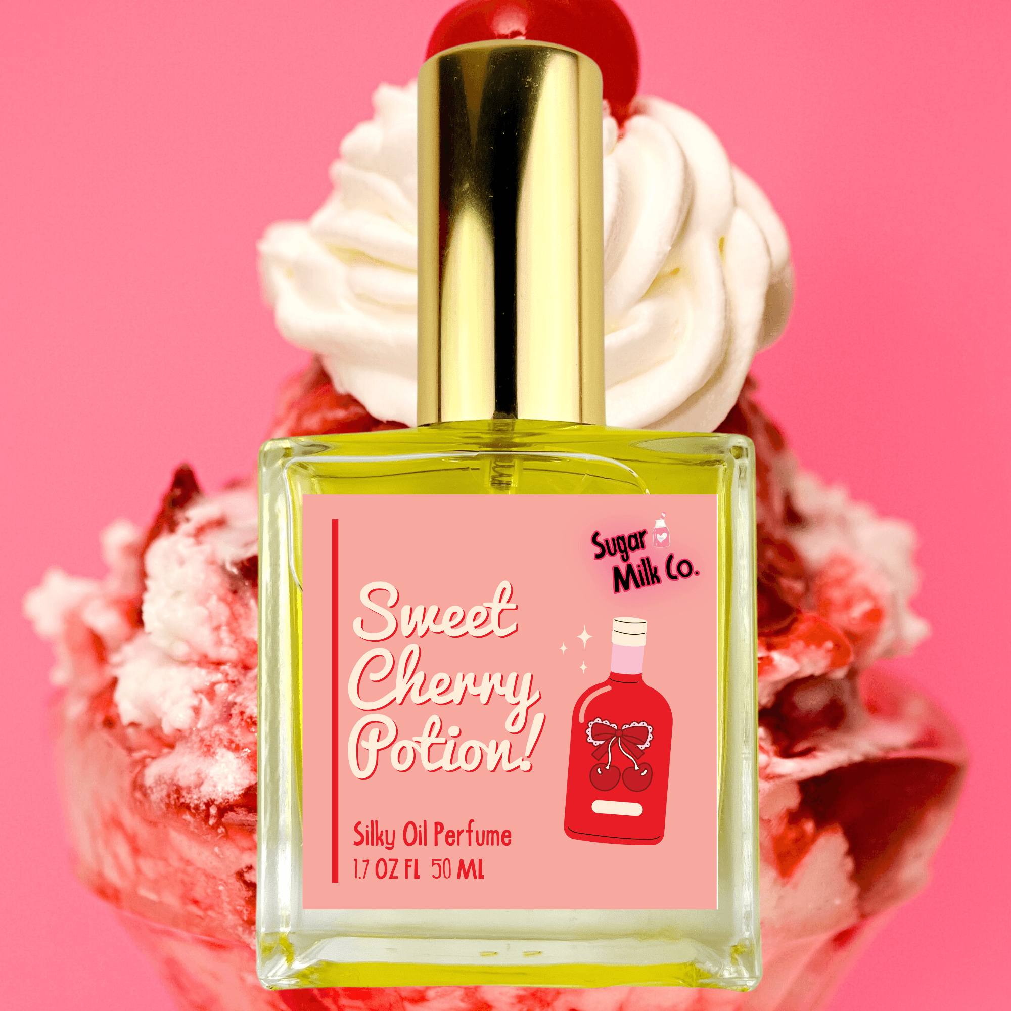 Sweet Cherry Potion Perfume Oil Perfume Bottle