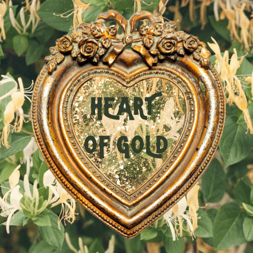 Heart Of Gold Perfume Bottle