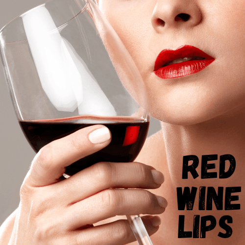 Red Wine Lips Perfume Bottle