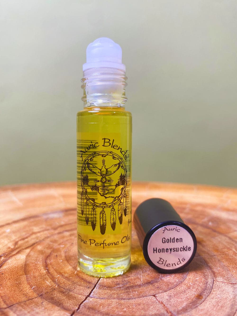 Golden Honeysuckle Perfume Bottle