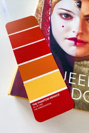 Color-swatch Book Mark | Tpm 25th Anniversary by The Nerf Herder Co.