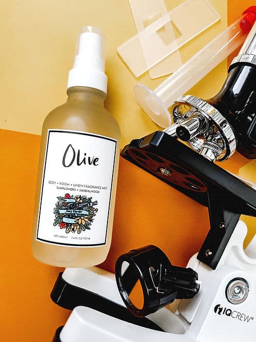 Olive Perfume Bottle