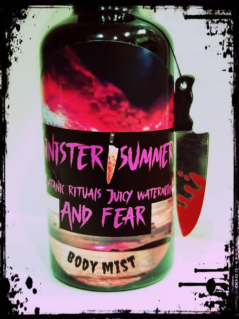 Sinister Summer Body Mist Perfume Bottle
