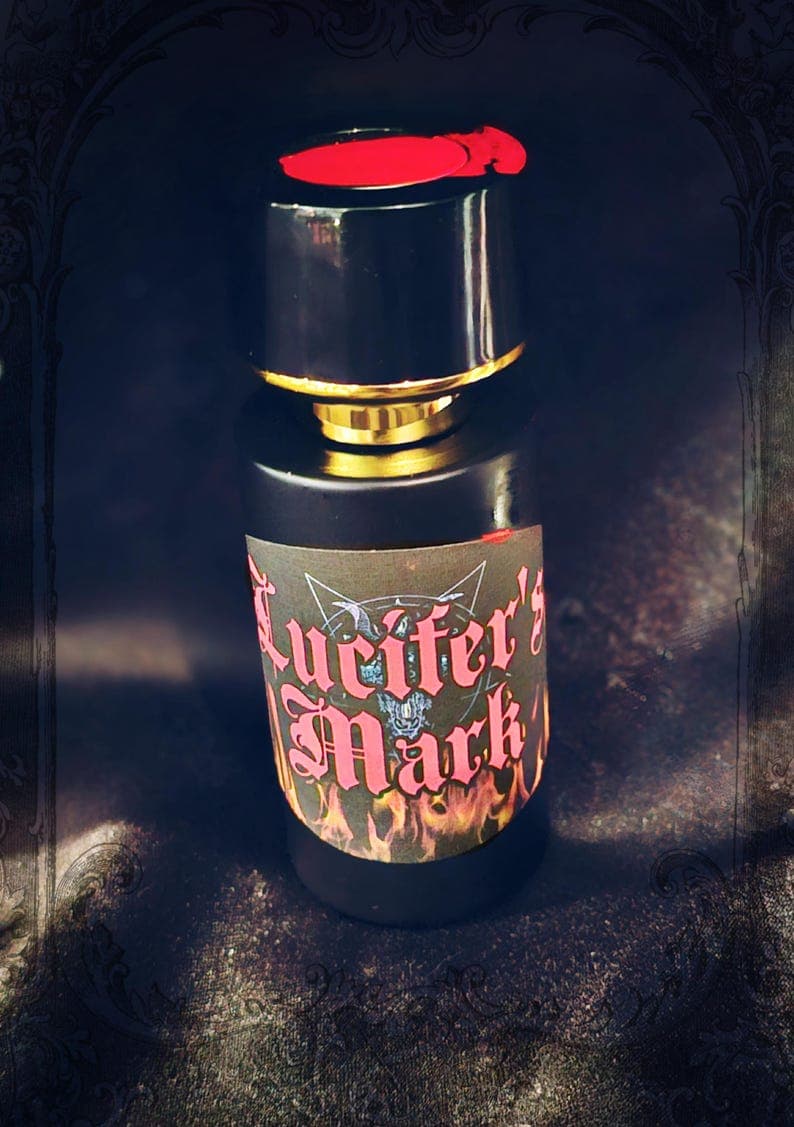 Lucifer's Mark Cologne Perfume Bottle