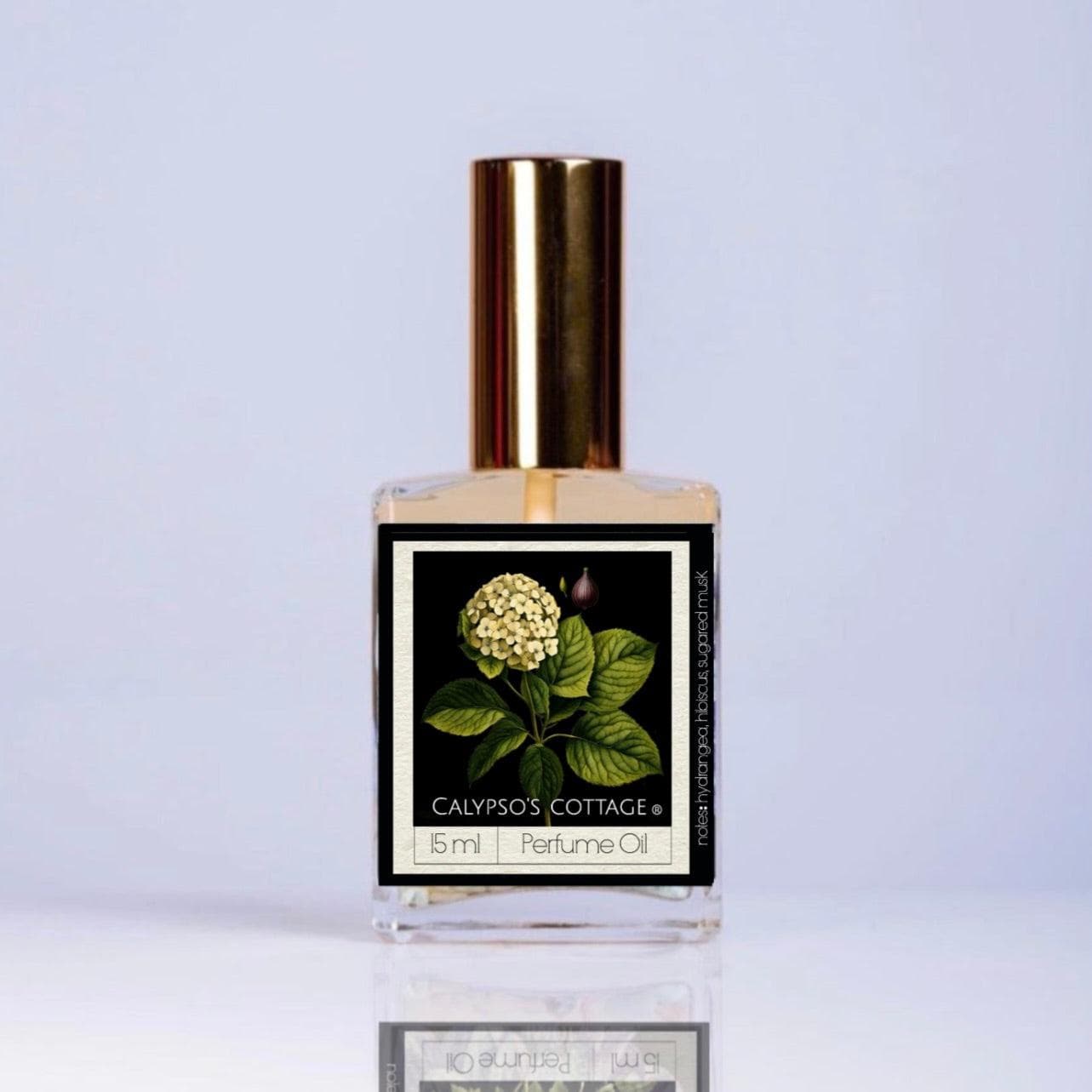 Hydrangea Perfume Bottle