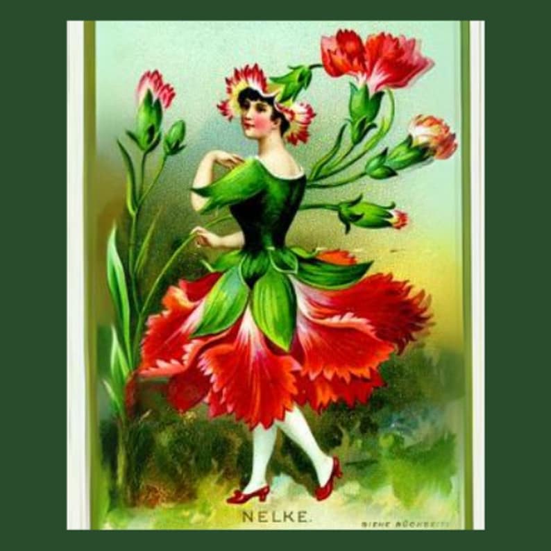 Carnation Spice Perfume Bottle