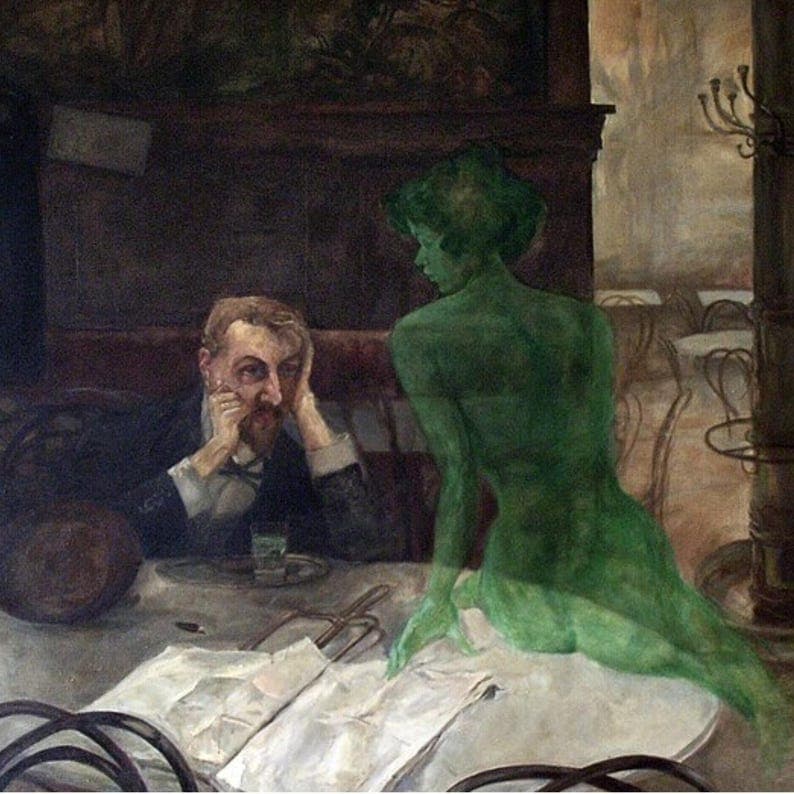 Ghost Of The Green Fairy Perfume Bottle