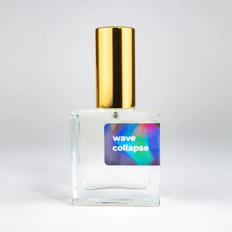 Wave Collapse Perfume Bottle